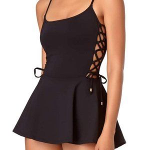 Annie Cole lace up swim dress NWT 8